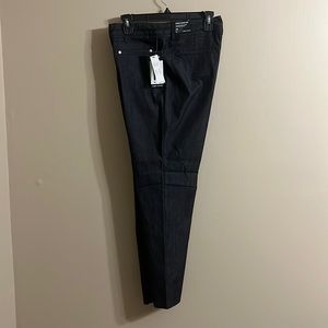 Larry Levine Ankle Slim Trousers - Black - Size 10 - New